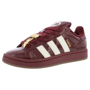 Scarpe Adidas Campus 00s in Pelle per Donna, Colore Rosso Ombra, Bianco Oro Metallizzato, Stile Casual - Product Image 1