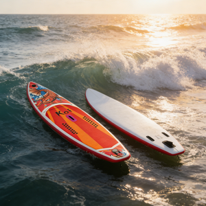 Planche de <span class=keywords><strong>paddle</strong></span> gonflable Drop Stitch préférée des clients, impression <span class=keywords><strong>Koi</strong></span>, pour adulte, système à 3 ailerons, écologique, directement de l'usine - Product Image 4