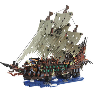 Bateau pirate <span class=keywords><strong>Flying</strong></span> <span class=keywords><strong>Dutchman</strong></span>, modèle de blocs de construction, jouet DIY, ensemble de blocs en plastique ABS, thème bateaux, jouet unisexe - Product Image 5