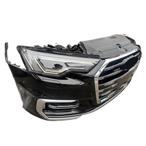 Kit de Carrocería Original de Alta Calidad, Parrilla Delantera para <span class=keywords><strong>Audi</strong></span> A6L C8, Parachoques Delantero Negro con Soporte para Sistema de Refrigeración 2023-2025 - Product Image 2
