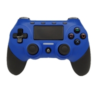 Manette de jeu pour PS4, manette sans fil BT, six axes, double vibration pour PS4/PC, manette de jeu sans fil