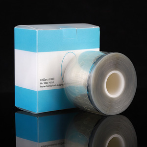 Pegatina antideslizante transparente ovalada, rollo de 1000 Uds., protección para accesorios de equipos de procesamiento de gafas - Product Image 1