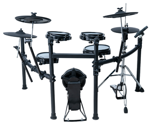 Set <span class=keywords><strong>di</strong></span> batteria elettronica con telaio compatto da 20 \ "per principianti Mini grancassa elettrica integrata con Crash/Ride/Hat In alluminio - Product Image 3