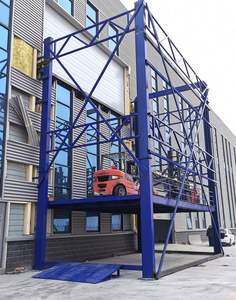 Puente de elevación de 4 postes para coche, elevador hidráulico de cuatro columnas para coche, sistema de elevación de estacionamiento para taller de reparación de vehículos - Product Image 4