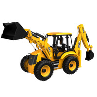 Chargeur-pelleteuse RC DoubleE 2.4G 1:20 JCB E589-003 2 en 1 Chargeur-Pelleteuse Bulldozer & Excavatrice Camion d'Ingénierie Prêt à Rouler