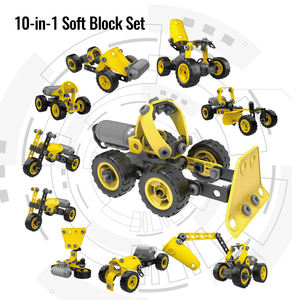 Jouet éducatif STEM pour enfants autistes, ensemble de construction de camions en plastique DIY de 112 pièces pour garçons de 6 à 12 ans - Product Image 3