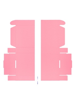 Caja <span class=keywords><strong>de</strong></span> cartón con forma <span class=keywords><strong>de</strong></span> avión con acabado mate rosa con lámina dorada <span class=keywords><strong>para</strong></span> almacenar regalos, gafas, billeteras, pegatinas, ropa, manualidades, líquidos - Product Image 1