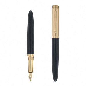 High Quality Eco-Friendly Retro Luxury Classical Natural Wood Art Tips Cap-Off Copper Craft Brass Fountain <b>Pen</b> Ballpoint <b>Pens</b> - Product Image 6