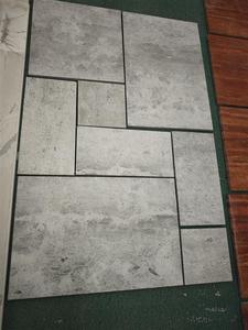 Carreaux de sol et de mur en marbre gris lune et pierre calcaire naturelle de haute qualité, finition vieillie, pour pavage extérieur et intérieur, motif français - Product Image 4