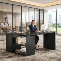 Organisateur de rangement multifonctionnel intégré, étagères, bureau d'ordinateur en forme de L, table de travail pour la maison ou le bureau