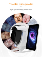 Miroir Magique Intelligent A6 AI MAX HD |   Analyseur de peau de bureau WiFi avec écran tactile 15,6 pouces - Analyse professionnelle du visage pour les soins de beauté