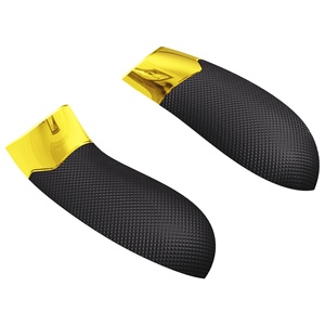 Poignées en caoutchouc antidérapantes chromées or, panneaux arrière de remplacement, rails latéraux pour manette Xbox Series X S - Product Image 3