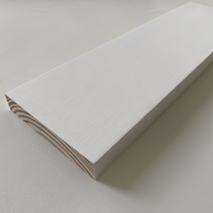 Tablero de pino radiata FJ imprimado 23/32"*1 1/2"*16' S4S, diseño tradicional, moldura de madera S4S para hoteles - Product Image 2