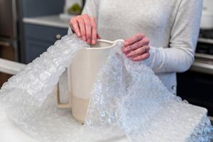<b>Max</b> <b>Strength</b> Recyclable Air Bubble Film Wrap for Moving & Shipping 60 FT Heavy Duty Protection - Product Image 3