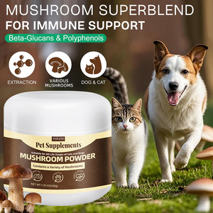 OEM/ODM per la digestione di cani e gatti e potenziatore dell'immunità con funghi Shiitake e integratore di <span class=keywords><strong>Ganoderma</strong></span> <span class=keywords><strong>Lucidum</strong></span> in polvere - Product Image 6