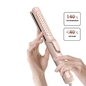 New Type Of Hair Tool Cold Air Fixing Rapid Heating Antiscald Curler And Straightener 2-in-1 For All Kinds Of Hair