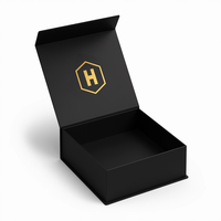 Boîte d'emballage cadeau magnétique de parfum de luxe avec logo personnalisé Boîte en papier rigide recyclable pour montres bijoux