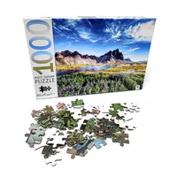 Harga Pabrik Kustom Berbagai Gaya Teka-teki Kertas Permainan Puzzle 5000 Buah Jigsaw Kosong