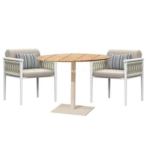 3 Piece Small <strong>Bistro</strong> Set Outdoor <strong>Table</strong> Set Patio <strong>Bistro</strong> <strong>Table</strong> and Chairs - Product Image 2