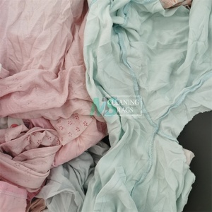 Trapos de Algodón de Color 100% Tejidos, Buena Absorbencia, para Uso Marino, Automotriz e Industrial, Trapos de Algodón de Color Claro - Product Image 3