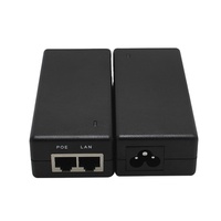 Haute Qualité Modèle De Bureau 12V 24V 36V 48V POE Puissance Au-dessus D'ethernet POE Adaptateur D'injecteur 24W Gigabit Ubiquiti Poe