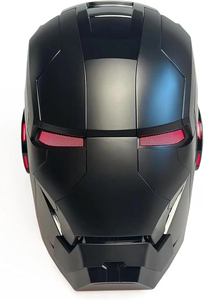 Popular <span class=keywords><strong>Casco</strong></span> <span class=keywords><strong>Automático</strong></span> Portátil MK5 Jarvis Cosplay, Totalmente Negro - Product Image 4