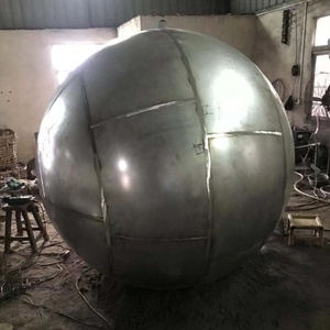 Bola hueca grande de acero inoxidable para centro de arte, 1200mm, 1500mm, 1800mm - Product Image 6