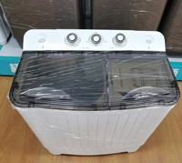 Mini-lave-linge semi-automatique à double cuve pour la maison avec fonction d'essorage – Approvisionnement direct usine