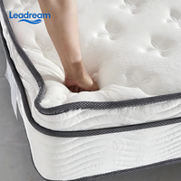 Luxus-Matratzenauflage, komprimiert und gerollt in Box, Federkernmatratze, Matratze in King- und Queen-Size, Bettmatratze