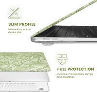Housse de protection rigide en cuir PU gaufré personnalisé pour ordinateur portable MacBook Neo Air 13 13.3 13.6 15 Pro 13 14 16 pouces M5 M4 M2