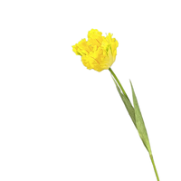 Tulipes perroquet imprimées à la main en 3D-Fleurs réalistes pour la décoration de la maison, arrangement floral, accessoires de photographie de mariage