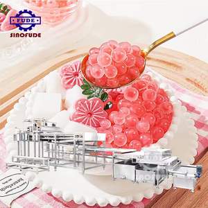 SINOFUDE Top Picks High Yiled Durable Blueberry Bubble Tea Jus De Remplissage Perle Faisant La Ligne De Production Marques - Product Image 1