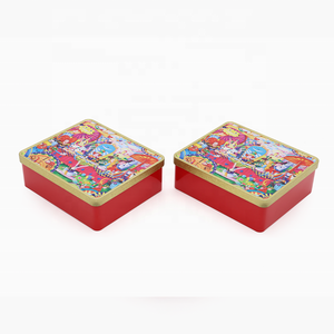 Caja de Estaño con Tapa para Envasado de Barras de Chocolate de Grado Alimenticio, Impresión Personalizada, Diseño de Dibujos Animados Coloridos, Regalo para Juguetes - Product Image 3