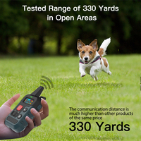Hundetrainer IPX6 Wasserdichtes Spray Vibration Beep Dogs 1000ft Range Harmless Safe Humane Spray Hunde trainings halsband