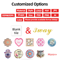 2022 Neues Design Umwelt freundliche Schiefers tein Untersetzer Diy Custom Großhandel Wasser absorbierende Tee tasse Untersetzer Set
