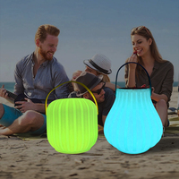 Lampes musicales d'ambiance en plastique pour couples et amis, lampe BL avec haut-parleur, lampe musicale pour fête de mariage