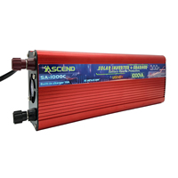 Invertisseur solaire monophasé ASCEND SA-C Series, chargeur tout-en-un, 12V DC 220V AC 600W/700W/3000VA, onde sinusoïdale modifiée, port USB