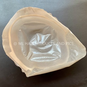 Pizzo di buona qualità e Base per capelli 7 "* 9" per gli uomini Toupees - Product Image 3