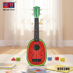 <span class=keywords><strong>Chitarra</strong></span> <span class=keywords><strong>giocattolo</strong></span> per bambini in plastica da 23 pollici con design a forma di anguria in vendita - Product Image 4