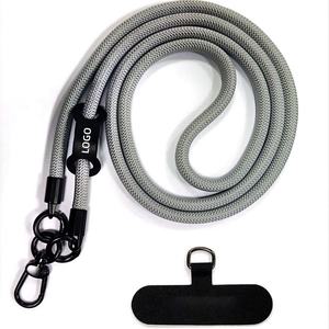 Sin pedido mínimo, fabricante, logotipo de impresión, cordón de teléfono cruzado ajustable, correa de cordón personalizada de poliéster para teléfono - Product Image 3