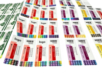 Étiquettes multicouches personnalisées, autocollants d'instructions, étiquettes de livret multicouches sur mesure