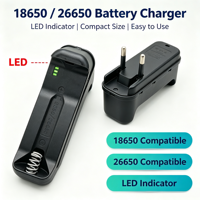 Microphone-caméra à démarrage sans tension, avec batterie au lithium 18650/26650, matériau ABS ignifuge, charge rapide à fente unique, branchement direct