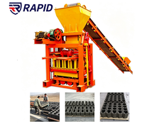 Machine à fabriquer des blocs de béton QT40-1, équipement de production de briques creuses et pleines pour pavés