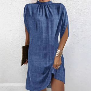 Nuevo Vestido Holgado <span class=keywords><strong>de</strong></span> Moda para Mujer con Mangas Murciélago - Product Image 3