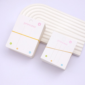 Cartes en papier dégradées irisées pour pinces à cheveux 7,5x17,5cm – Matériel d'emballage pour présentation de bijoux et épingles à cheveux DIY - Product Image 3