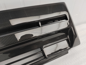 Parrilla Delantera de Fibra de Carbono Completa Estilo M, <span class=keywords><strong>Precio</strong></span> de Fábrica al por Mayor para <span class=keywords><strong>Defender</strong></span> 110 2020+, Negro Carbón/Personalizado 3M - Product Image 6