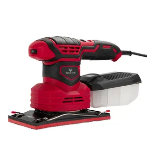 China Alta calidad 230V 2Amp 1/4 pulgadas Hoja Palm Sander 200W 3 en 1 Lijadora de acabado eléctrica con cable