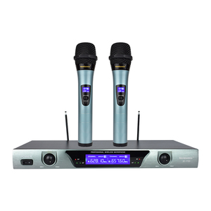 Sistema de micrófono inalámbrico de solapa UHF portátil IK158 KTV profesional para karaoke, fiestas y iglesias - Product Image 1