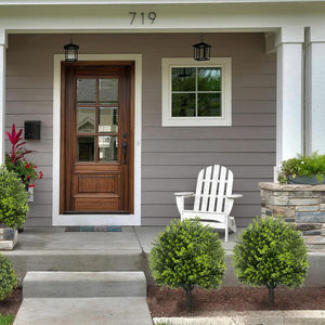 Petit arbre d'eucalyptus artificiel en plastique de 60 cm pour la décoration de mariage, de la maison et du jardin - Product Image 2