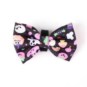 Collares de gato para cachorros de Halloween con hebilla de liberación rápida <span class=keywords><strong>Collar</strong></span> de perro de nailon acolchado con patrón de calabaza de murciélago para perros pequeños - Product Image 2